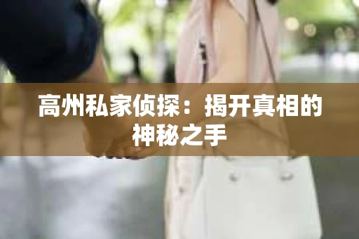 高州私家侦探：揭开真相的神秘之手