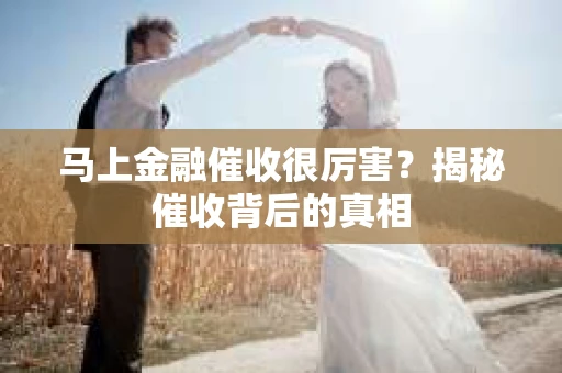 马上金融催收很厉害？揭秘催收背后的真相