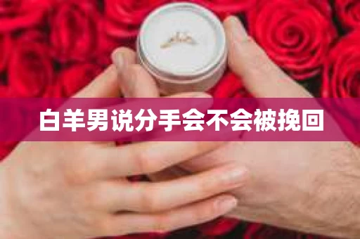 白羊男说分手会不会被挽回