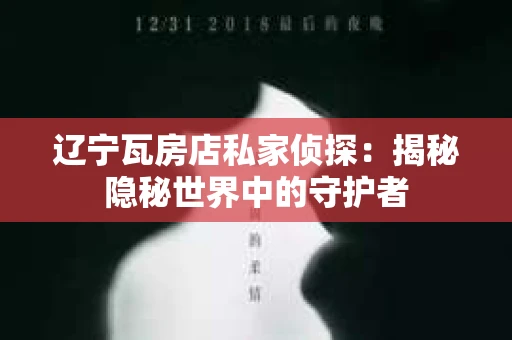 辽宁瓦房店私家侦探：揭秘隐秘世界中的守护者