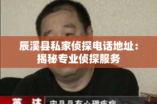 辰溪县私家侦探电话地址：揭秘专业侦探服务