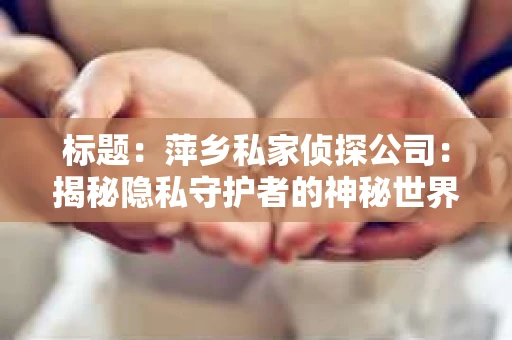 标题：萍乡私家侦探公司：揭秘隐私守护者的神秘世界