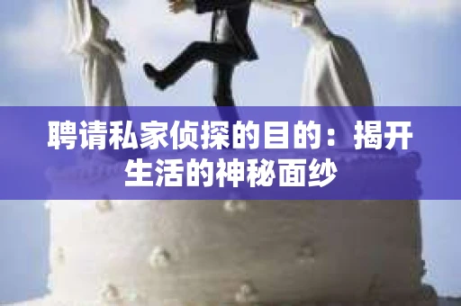 聘请私家侦探的目的：揭开生活的神秘面纱