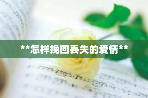 **怎样挽回丢失的爱情** **怎样挽回丢失的爱情**